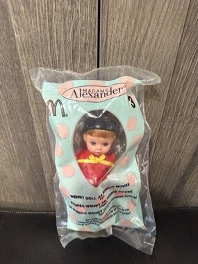 New Madame Alexander Wendy Doll As Minnie Mouse #3 McDonalds Happy Meal Toy